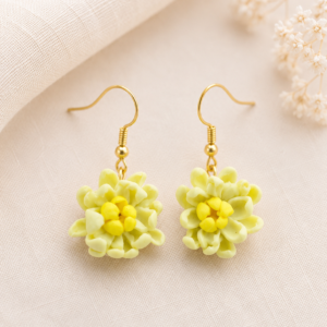 chrysanthemum flower earrings for sale november birth month flower